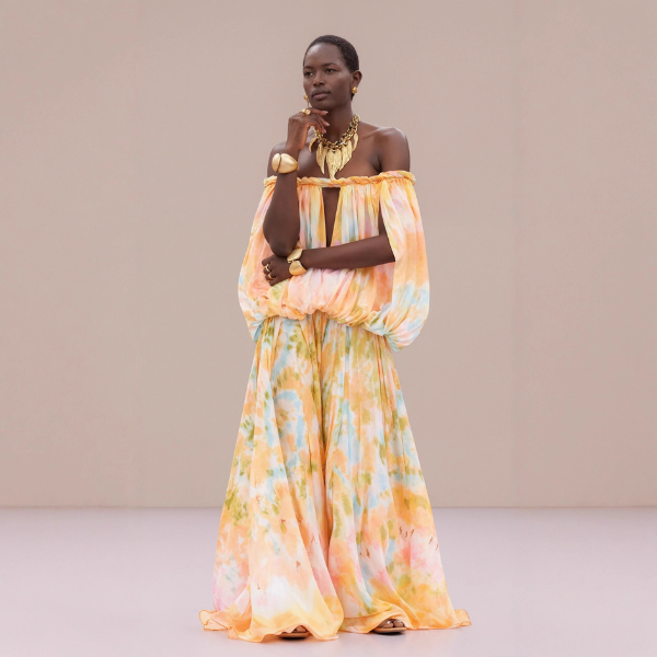 The Amalfi Off-Shoulder Maxi Dress