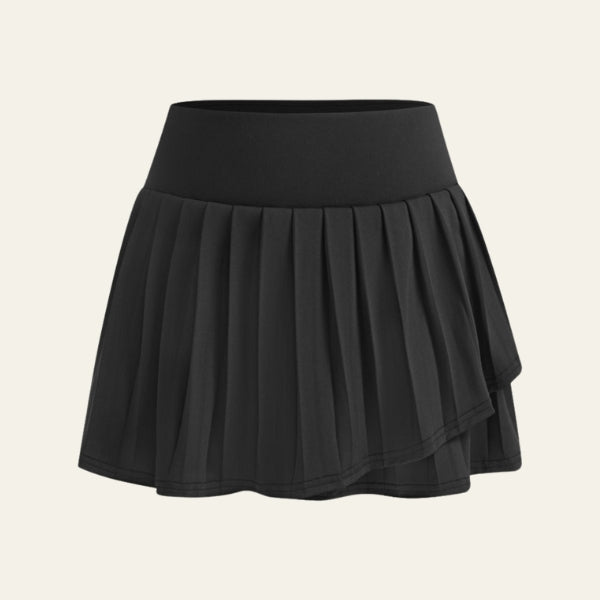 The Wimbledon Pleated Wrap Skort