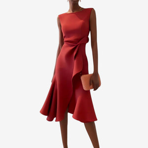 Orissea | Refined Dress Red