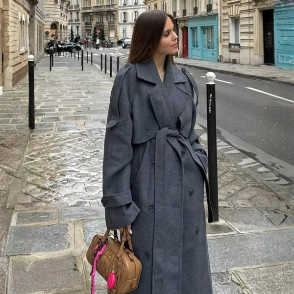 The Aspen Belted Longline Coat