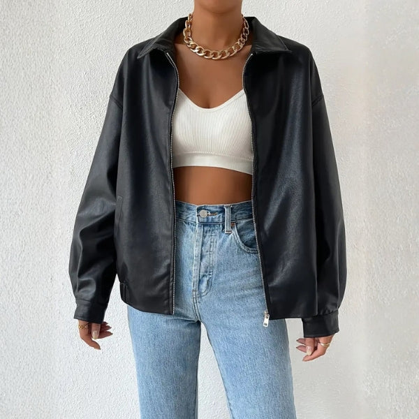 The Berlin Faux Leather Jacket