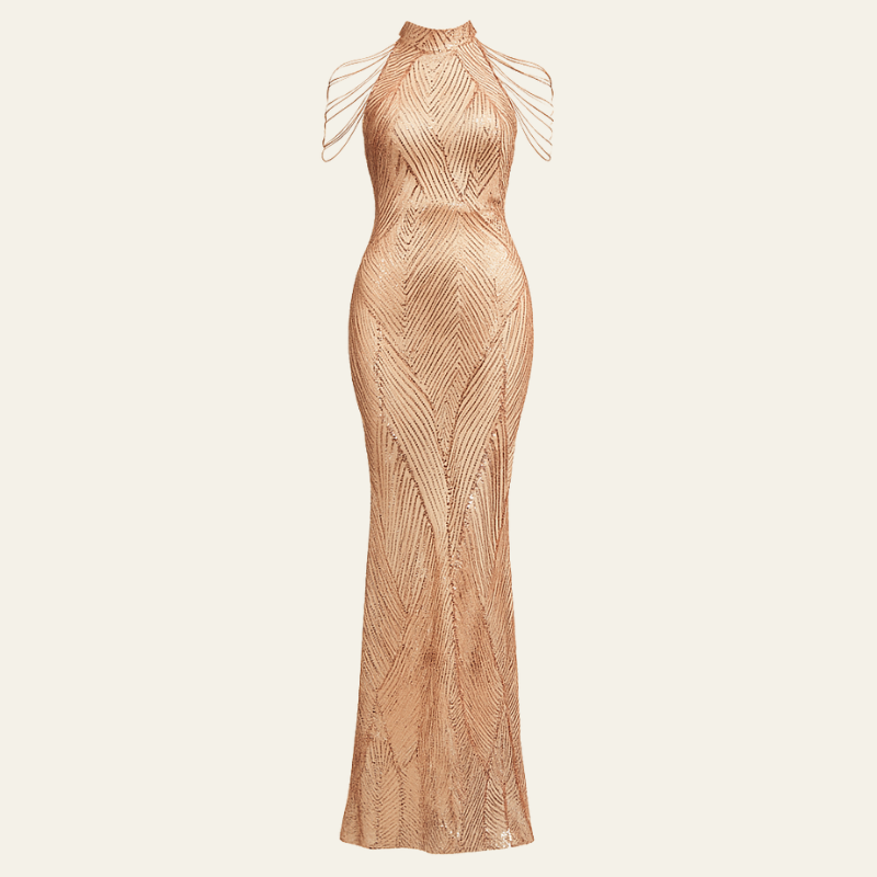 The Cannes Sequin Evening Dress