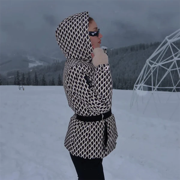 The Marlowe Belted Patterned Jacket