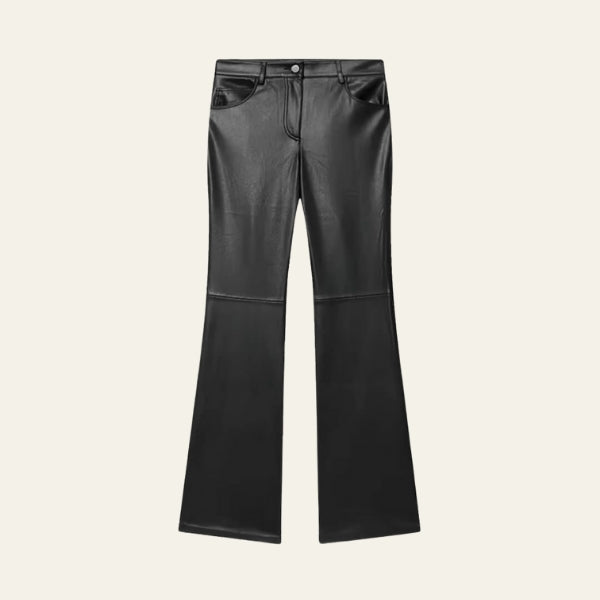 The Soho Flared Leather Pants