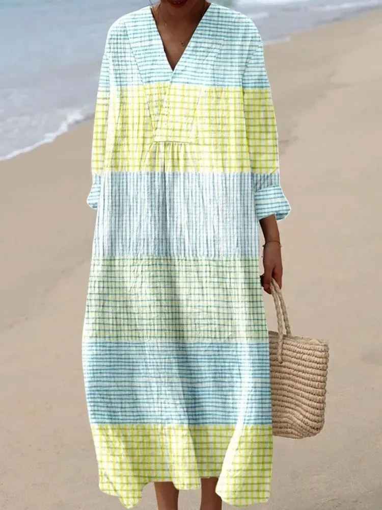 Allison | Printed Vacation Dress