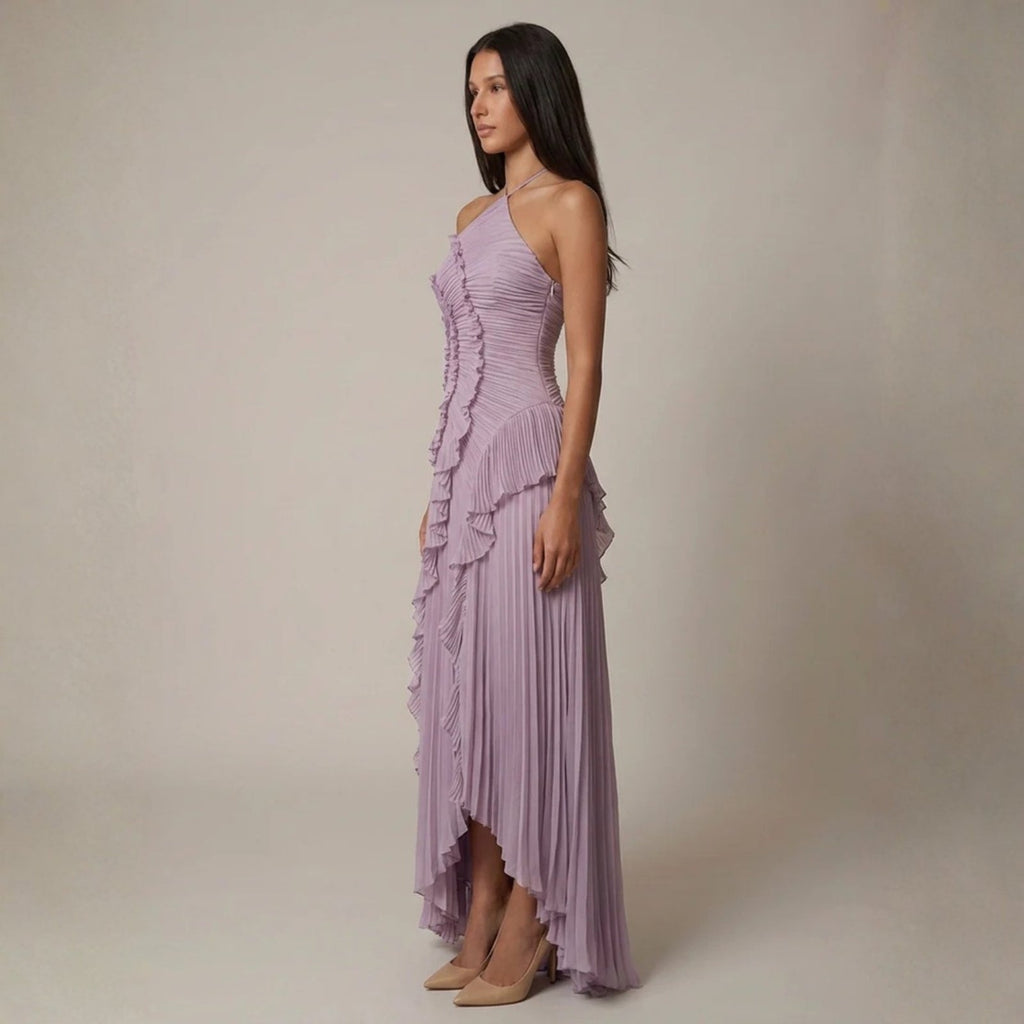 The Amalfi Ruffle High-Low Dress