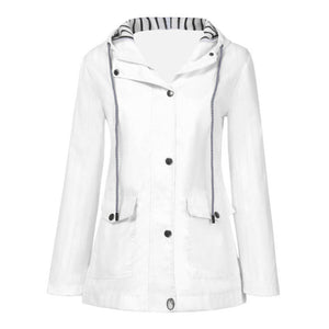 🔥HOT SALE 49% OFF🔥Women Waterproof And Windproof Jacket White