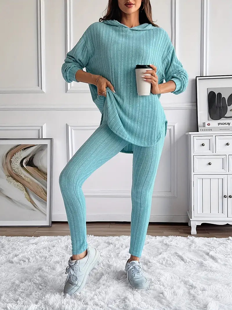 Kim Ribbed Knit Lounge Set