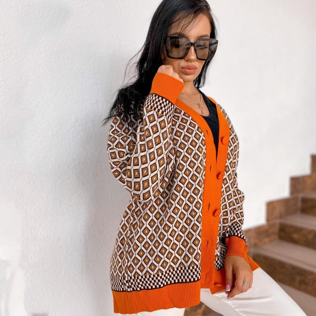 Esperanza Sweater Orange Brown