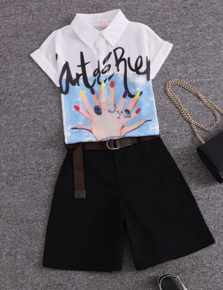 OLIE SET White and black