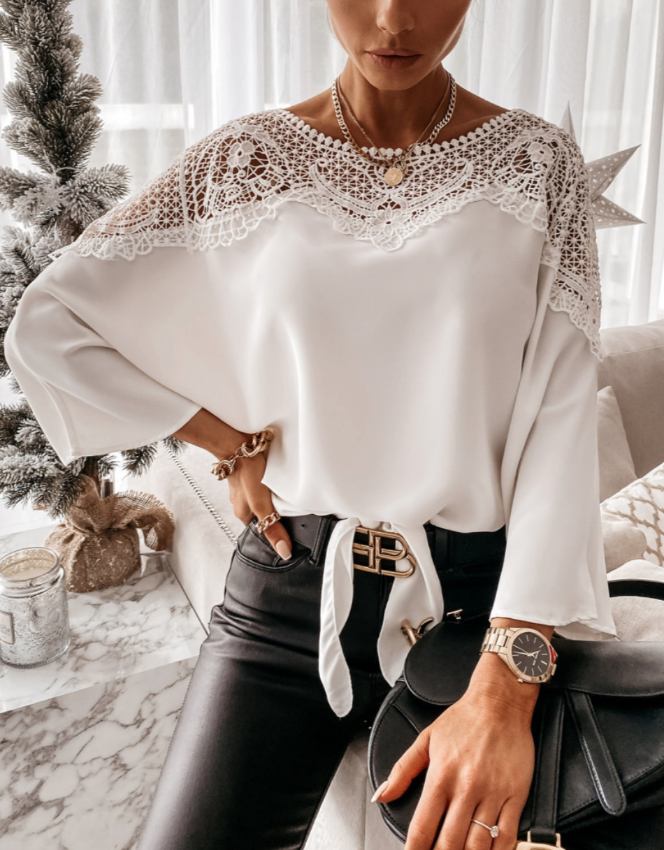 NINO ELEGANCE TOP White