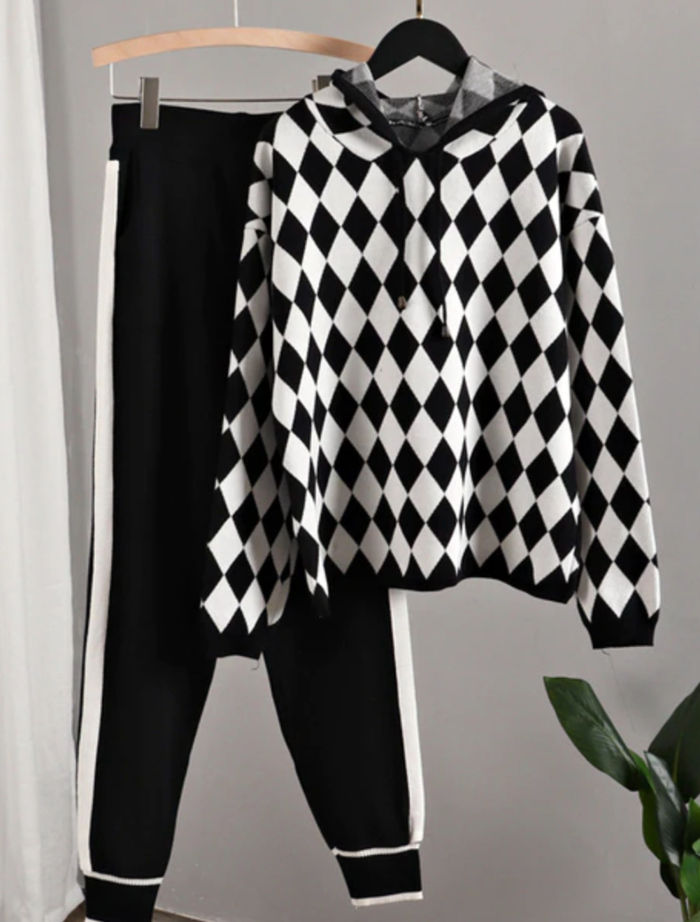 JEINA KNIT SET black One Size