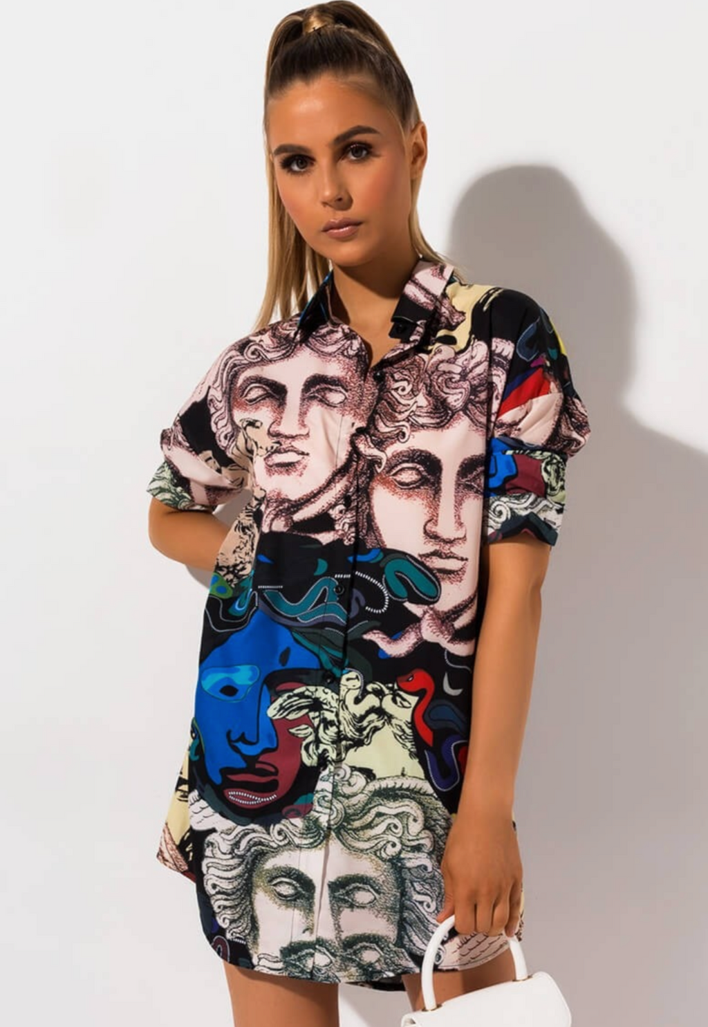 DAPHNA SHIRT-DRESS V82-8042