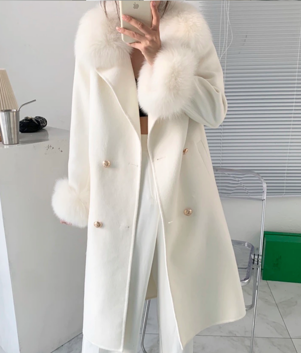 CARRA WOOL ORIGINAL COAT light ivory