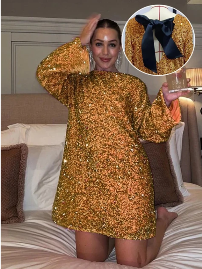 GRETHEN DRESS Gold