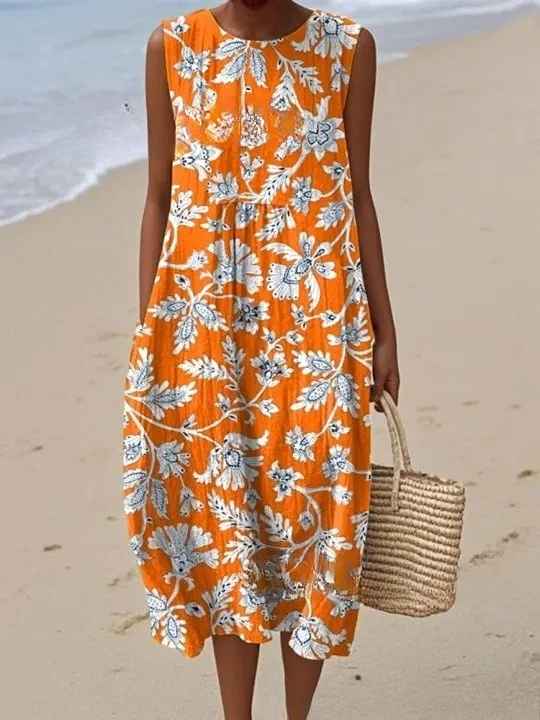 Megan | Airy Midi Dress