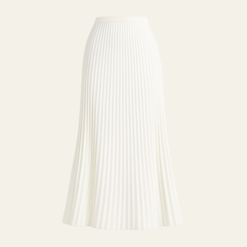 The Lucerne Pleated Maxi Skirt