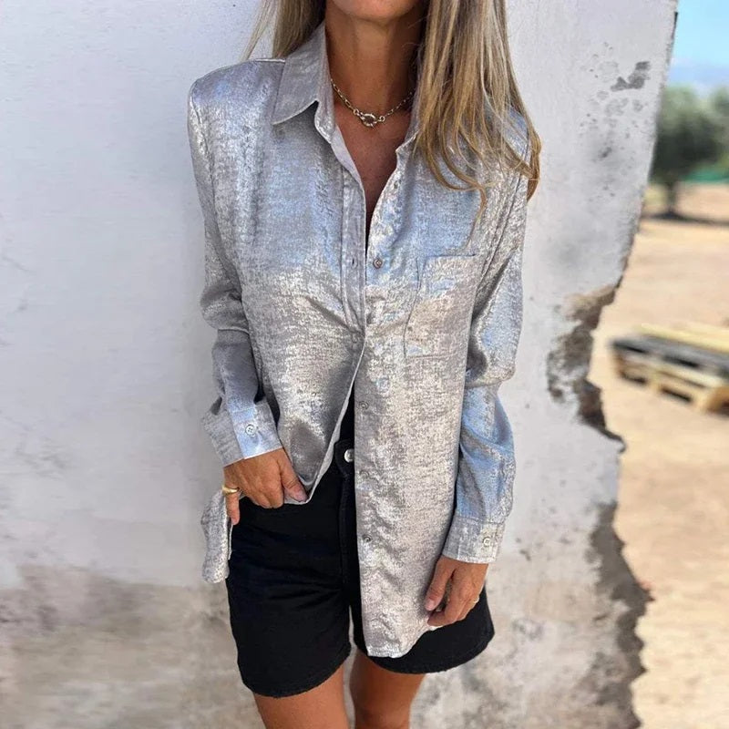 NIKI SHIRT Silver