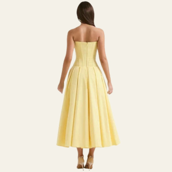 The Taylor Sculpted Sweetheart Midi Dress