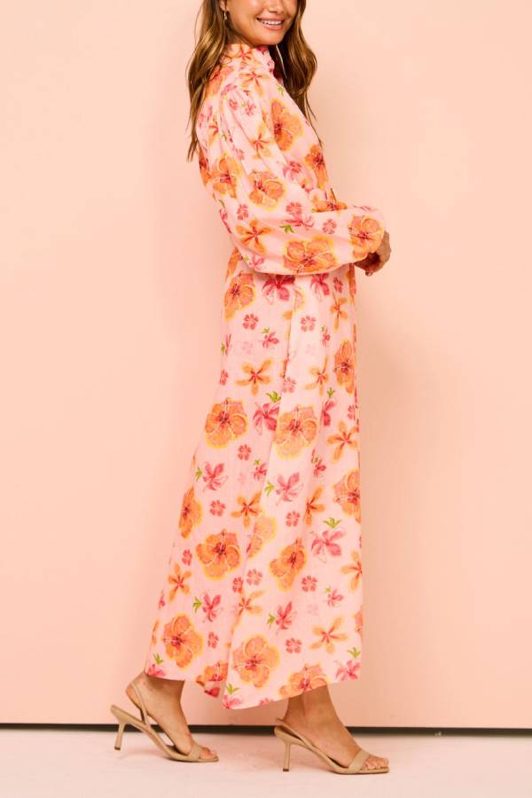 Palm Noosa Noddy Dress in Spanish Hibiscus