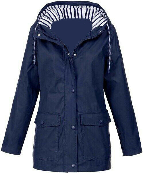 🔥HOT SALE 49% OFF🔥Women Waterproof And Windproof Jacket Dark Blue