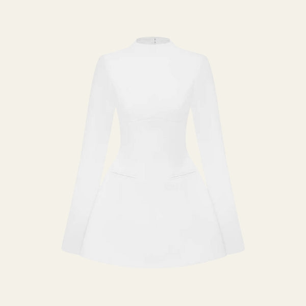The Elysia Structured Sculpted Mini Dress