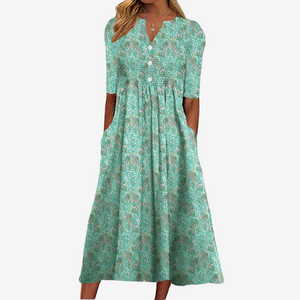 Alissea | Refined Dress Green