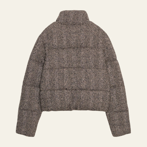 The Aspen Textured Zip Puffer Jacket