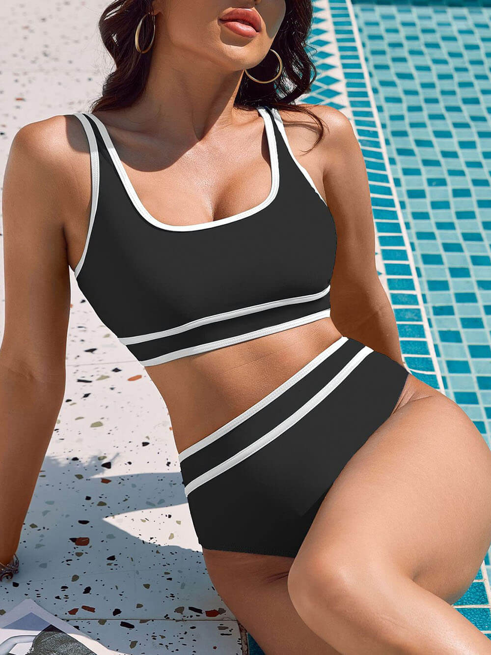 Sportweste Tanktop Badeanzug