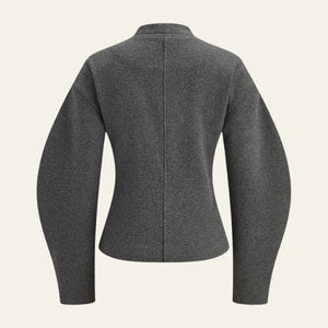 The Oslo Dome-Button Jacket