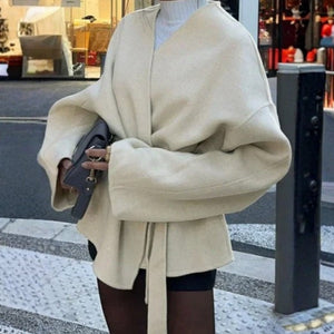 The Verona Belted Wrap Jacket