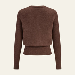 The Verona Button-Front Knit Cardigan