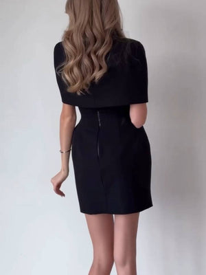 Shawl Design Mini Dress