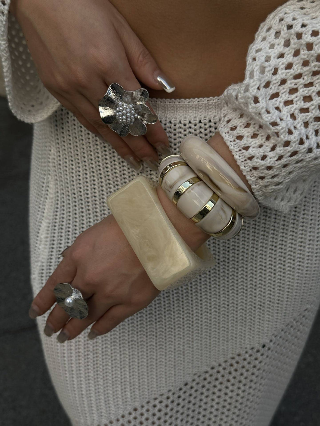 Bracelet irrégulier au design unique