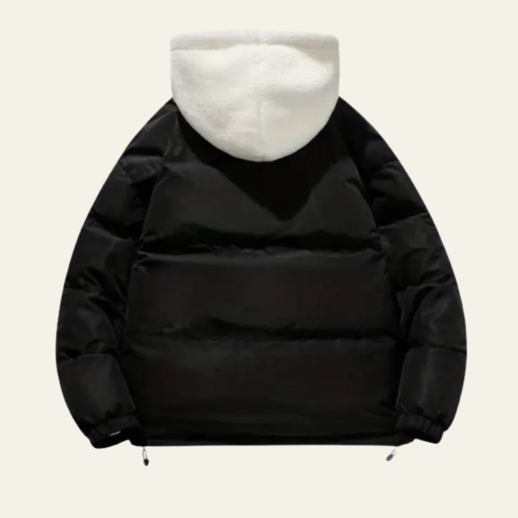 The Aspen Fleece-Lined Hooded Puffer Jacket