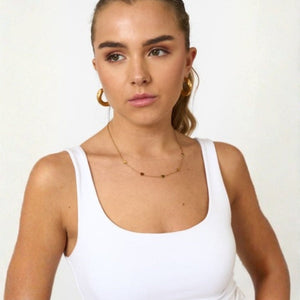 The Como Gold Heart Chain Necklace