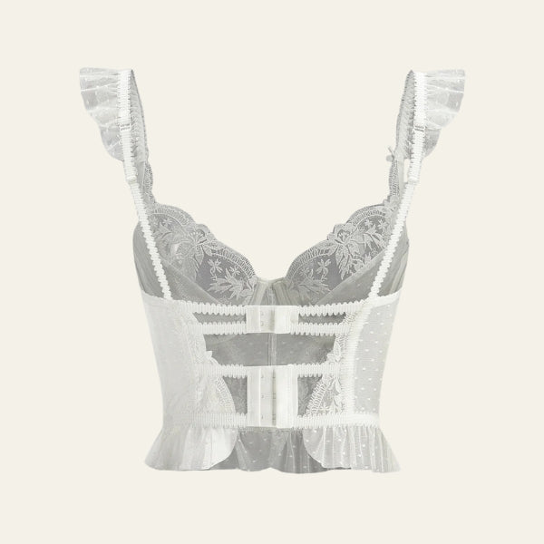 The Verona Lace-Detail Corset Top