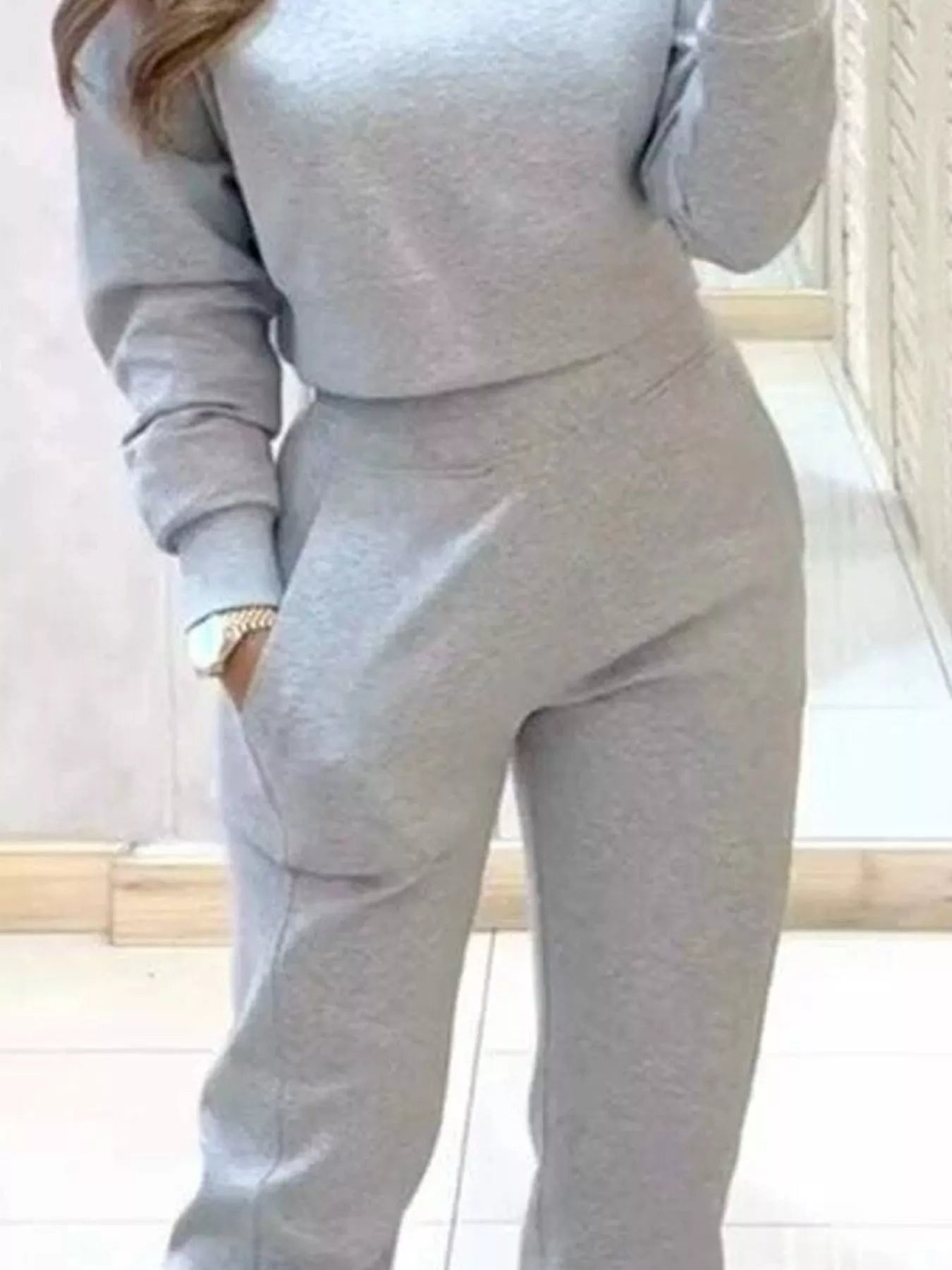 Luxe Lounge Set – Cropped Fit & Sculpt Joggers