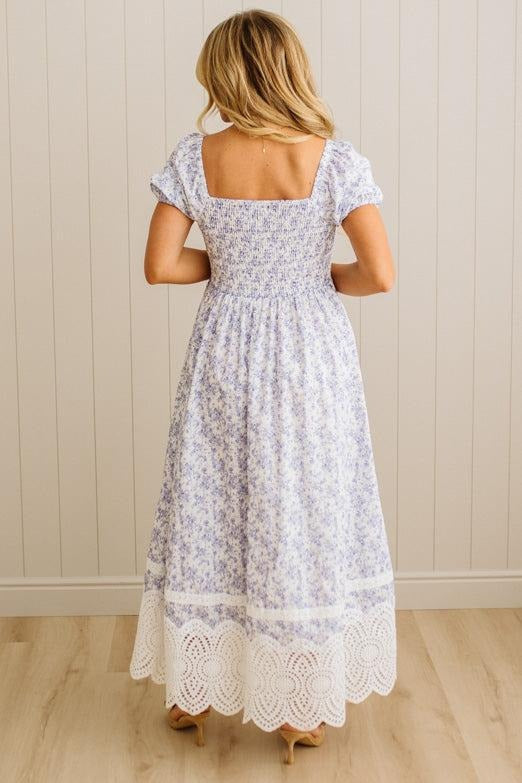 Julia Lace Hem Maxi Dress