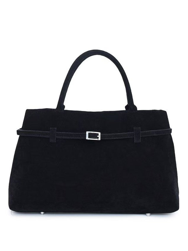 Sac fourre-tout vintage en cuir nubuck