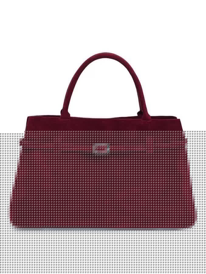 Sac fourre-tout vintage en cuir nubuck