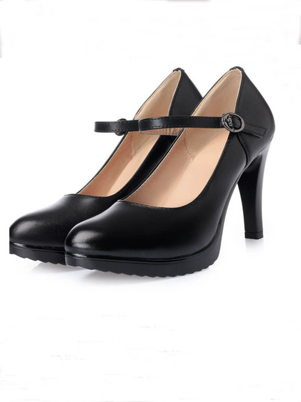 Chaussures à talons aiguilles imperméables à bout pointu