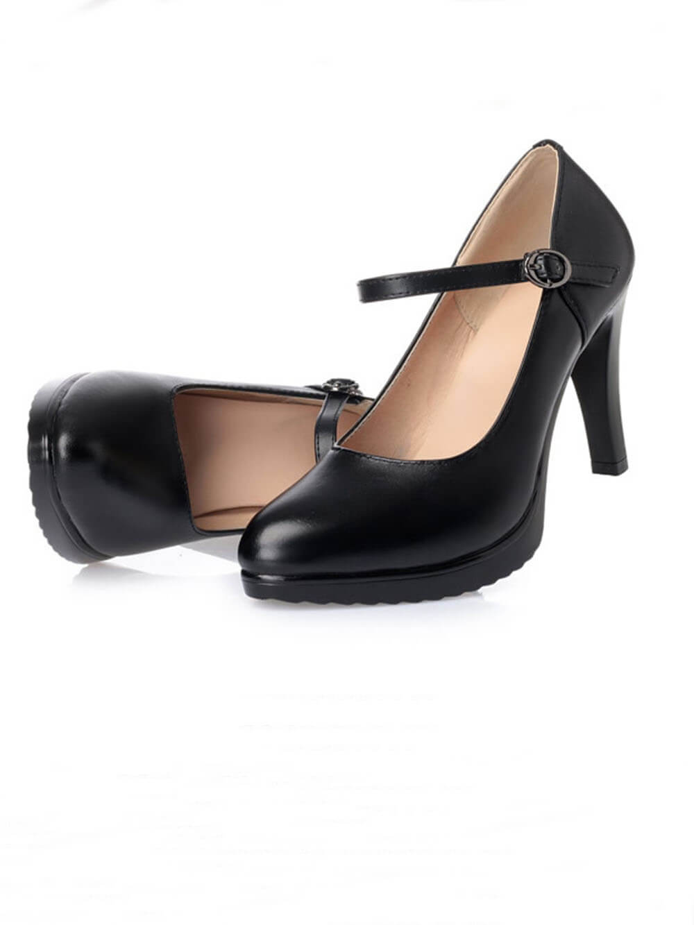 Chaussures à talons aiguilles imperméables à bout pointu