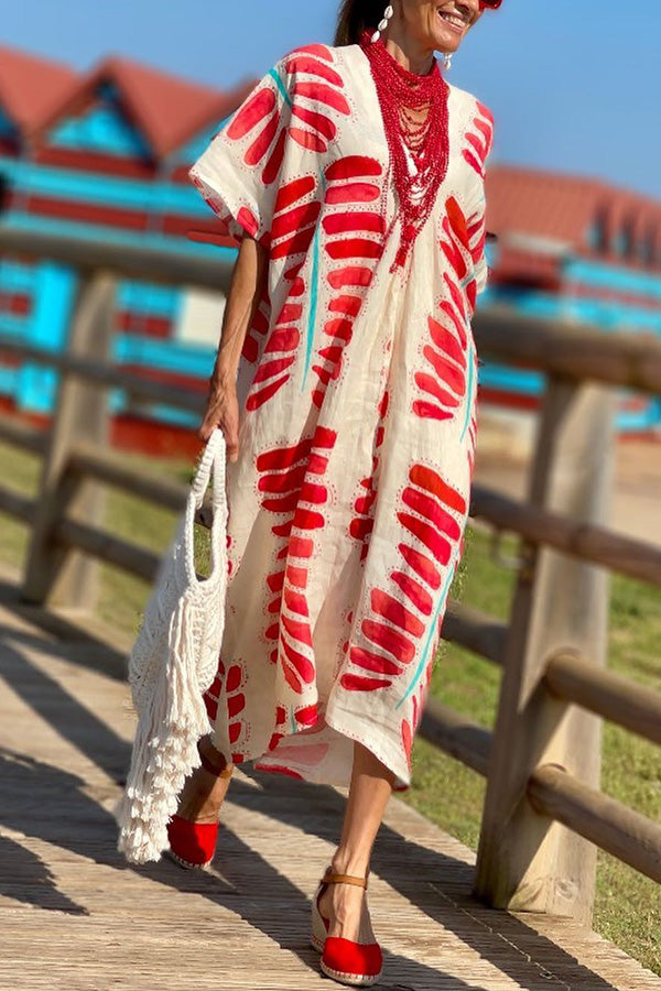 Kimono Sleeve Oversized Blouse Dress