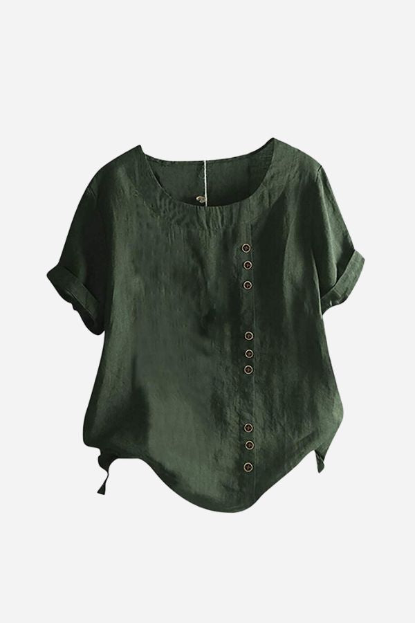 Breezy Button Tee