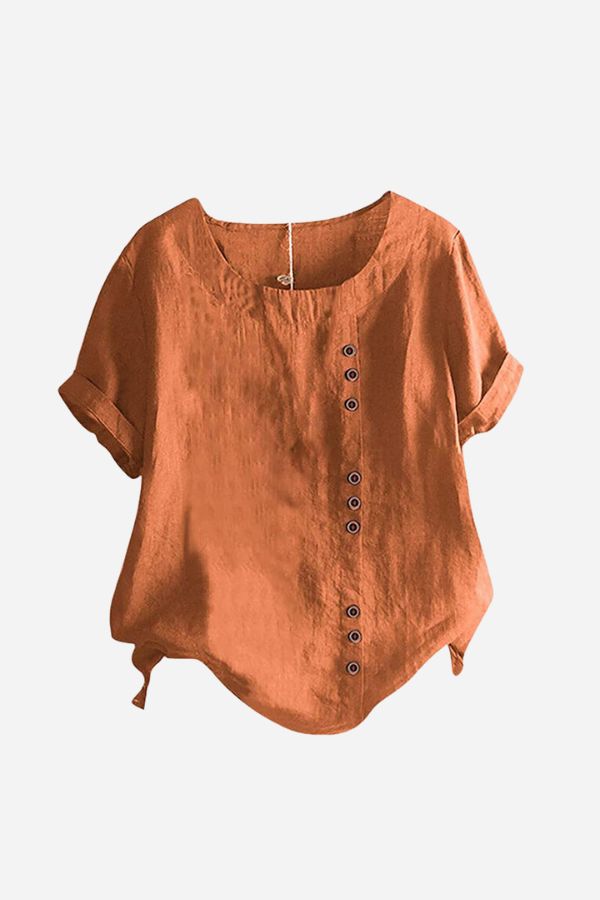 Breezy Button Tee