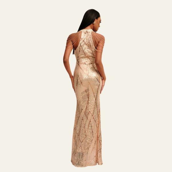 The Cannes Sequin Evening Dress