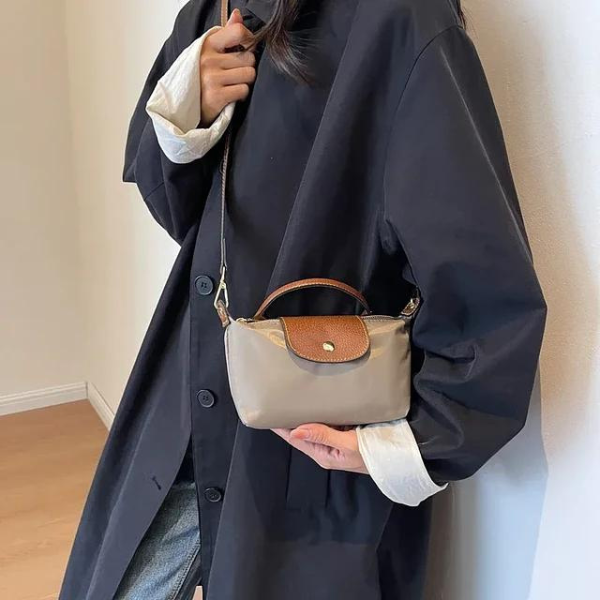 The Antwerp Leather-Trim Crossbody Bag