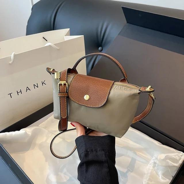 The Antwerp Leather-Trim Crossbody Bag