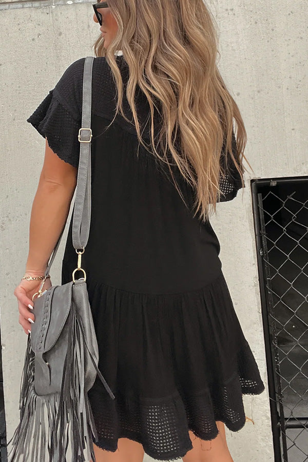 DEEP V STUDDED BOHO TUNIC